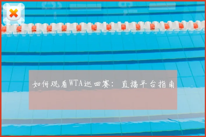 如何观看WTA巡回赛：直播平台指南